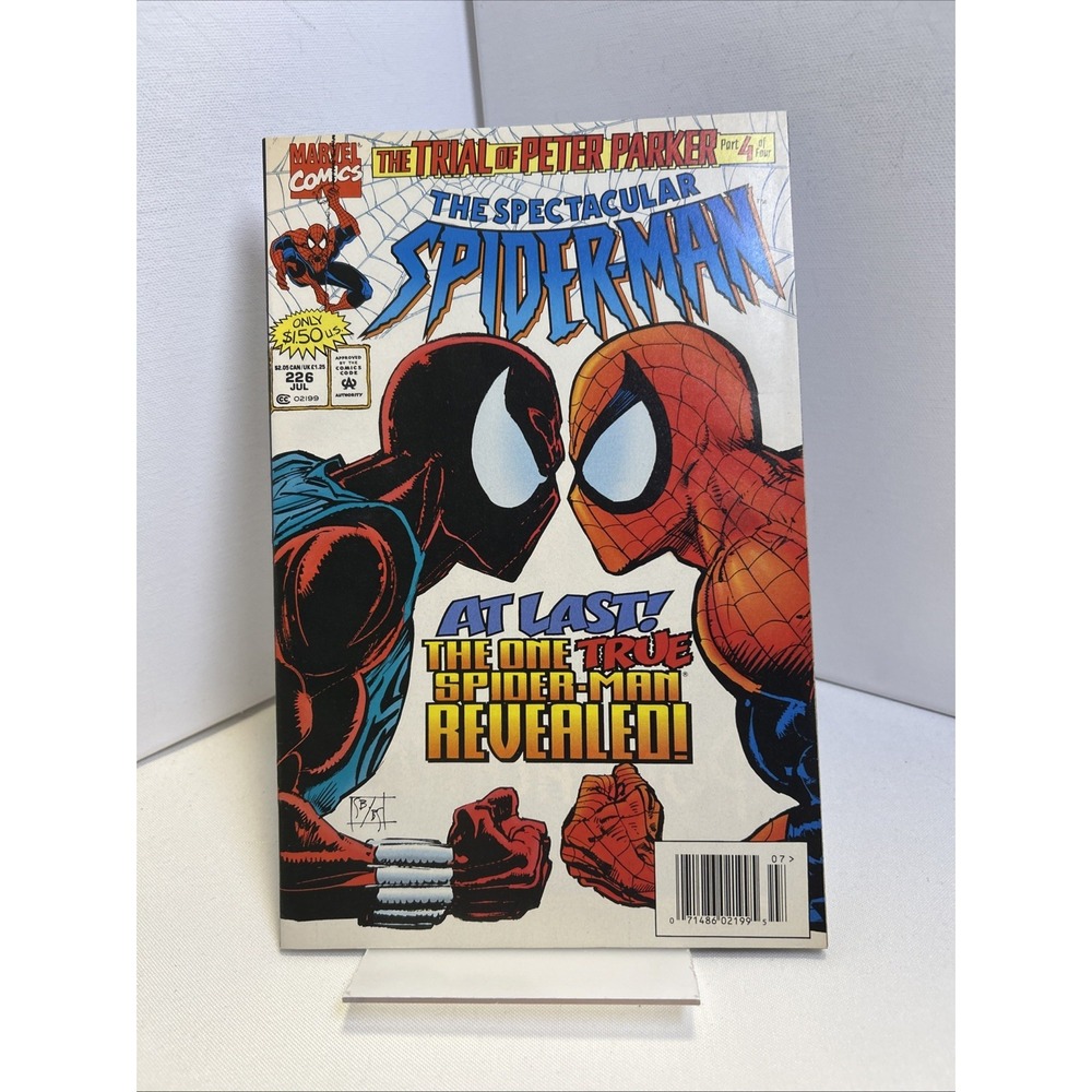 The Spectacular Spider-Man #226 Marvel Comics Vintage 1995 Trial of Peter Parker
